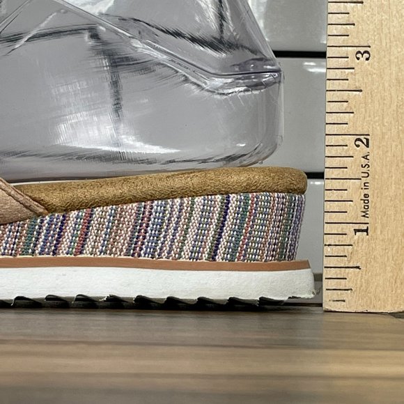 Skechers BOBS Desert Kiss Bohemian Women's Size 6 Shoes Multicolor Thong Sandals - Picture 9 of 12